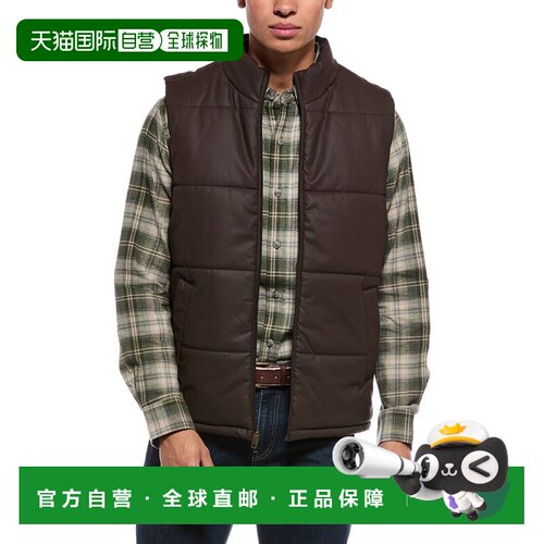 自营weatherproof vintage防风雨复古哑光河豚背心-棕色 美国奥