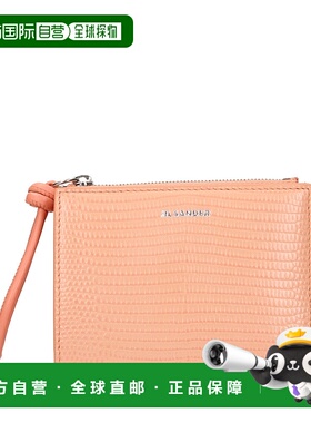 自营Jil Sander Leather Women's Wallets - pink 美国奥莱直发