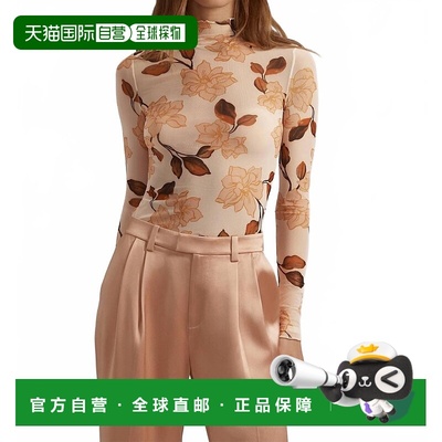 自营favorite daughterSheer Fantasy Top In Bare Roses - bare