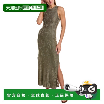 自营splendid锦绣Mabel Maxi卫衣-绿色 美国奥莱直发连衣裙长裙