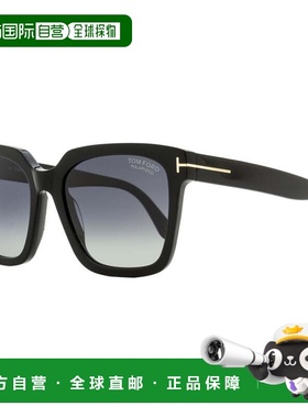 自营Tom Ford 女士 Selby 太阳镜 TF952 01D 黑色 55 毫米 - 01d