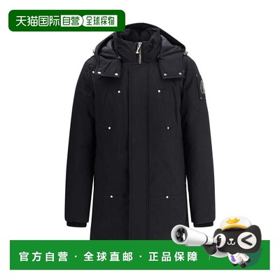 自营Moose Knuckles Cotton Men's Parka - black 美国奥莱直发