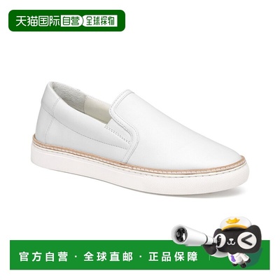 自营johnston & murphyJohnston&Murphy Callie皮革滑套-白色 美