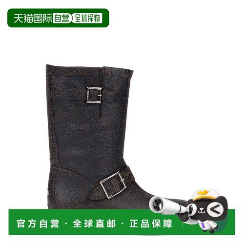 香港直邮Jimmy Choo 靴子 BIKER MID短靴女靴