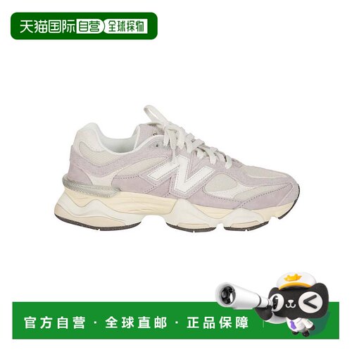 自营new balance9060分层绒面革网眼运动鞋-灰色 美国奥莱直发