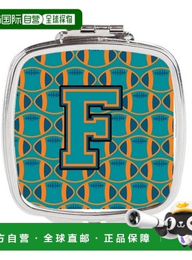 自营 Carolines Treasures CJ1063-FSCM 字母 F 足球水色正品