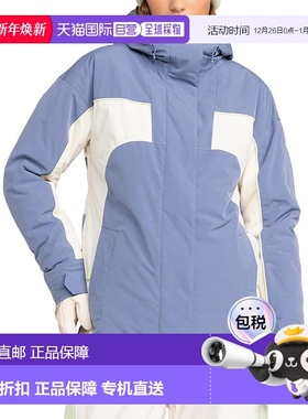 自营ROXY仪式化雪地夹克-蓝色 美国奥莱直发