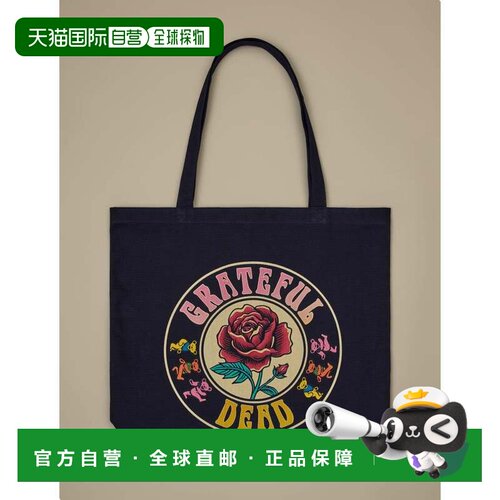自营lucky brand幸运品牌Grateful Dead图形手提包-多 美国奥莱