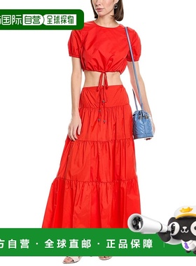 自营 STAUD盘顶-红色 美国奥莱直发女装