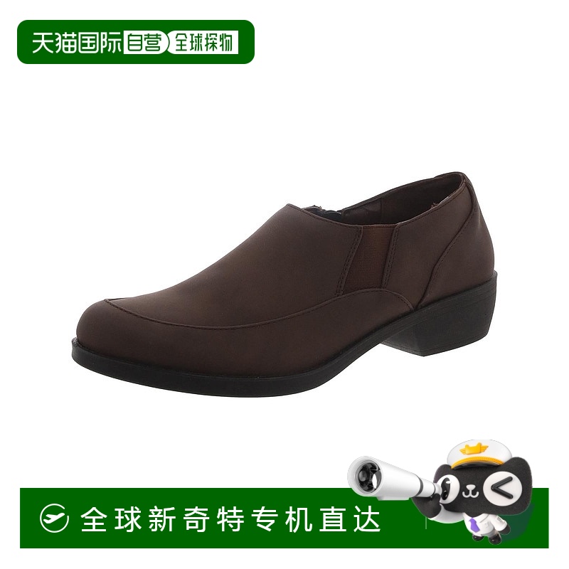 自营easy spirit女士仿皮便鞋 - 棕色 【美国奥莱】直发