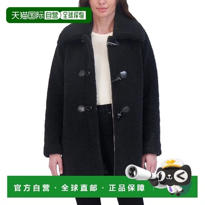 自营Laundry by Shelli Segal Toggle Coat - black 美国奥莱直发