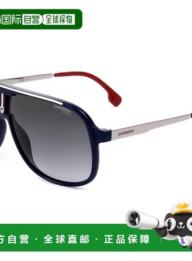 自营 Carrera男式62毫米灰色太阳镜-蓝色 美国奥莱直发卡雷拉