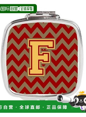 自营 Carolines Treasures CJ1048-FSCM 字母 F 雪佛龙石榴正品