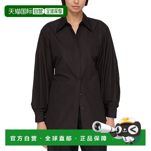 自营 lafayette 148 new yorkLafayette 148纽约系带大衬衫-灰色