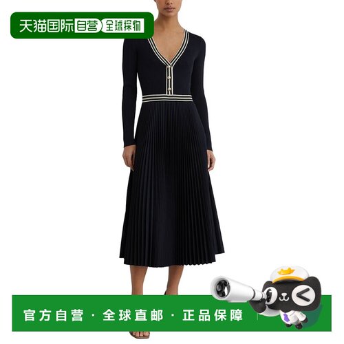 自营Reiss Gaia连衣裙-海军蓝 美国奥莱直发