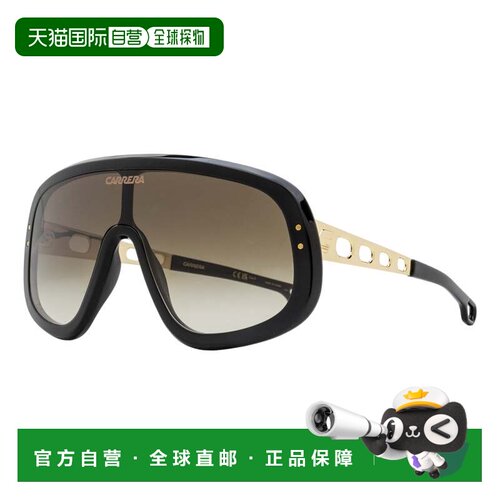 自营Carrera男士面具太阳镜FlagLab 17 2M286黑色/金色99mm-2m286