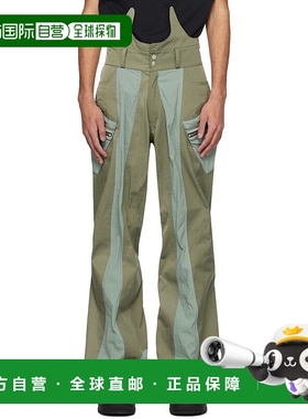 1h可退 香港直邮潮奢 FFFPOSTALSERVICE 男士 绿色 Scarab 工装裤
