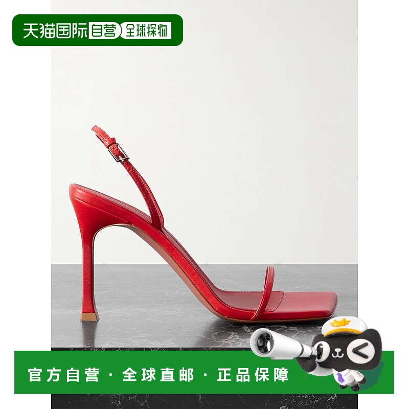 香港直邮潮奢 Amina Muaddi 女士 高跟鞋 MAYASLINGBACK凉鞋银色