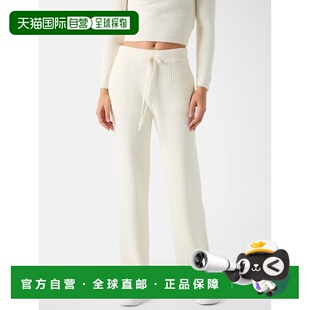 自营guessNica Sweater Pants - dove white 美国奥莱直发休闲裤