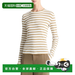 brown 自营Vince Top Crewneck 美国奥莱直发上衣 Rib