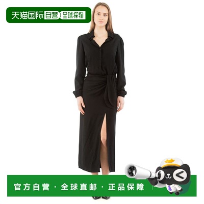 自营Moschino Marabou Casual Women's Dress - black 美国奥莱直
