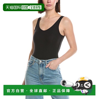 自营ATM Anthony Thomas Melillo v领紧身衣-黑色 美国奥莱直发