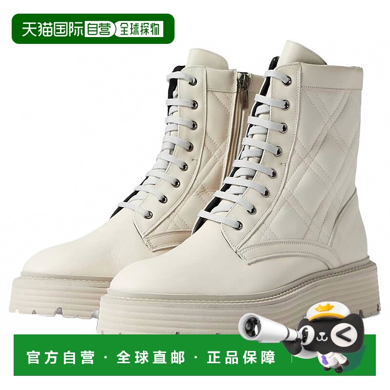 自营la canadienneWomen's Yasmine Quilted Leather Lace Up Boo