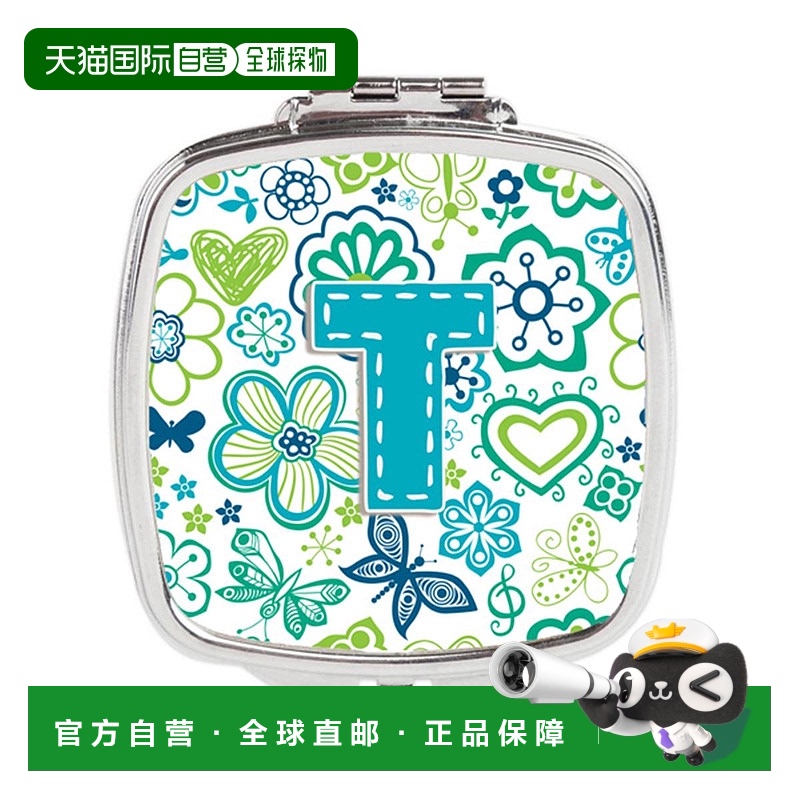 自营 Carolines Treasures CJ2006-TSCM Letter T Flowers &正品