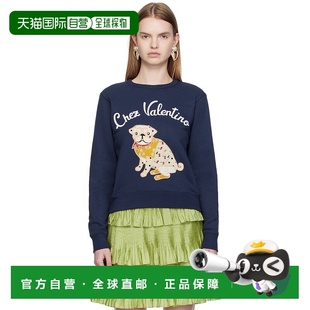 华伦天奴 valentino 女士 海军蓝 Chien 1h可退 香港直邮潮奢