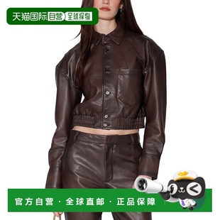 自营Walter Baker Irma Leather Jacket - brown 美国奥莱直发