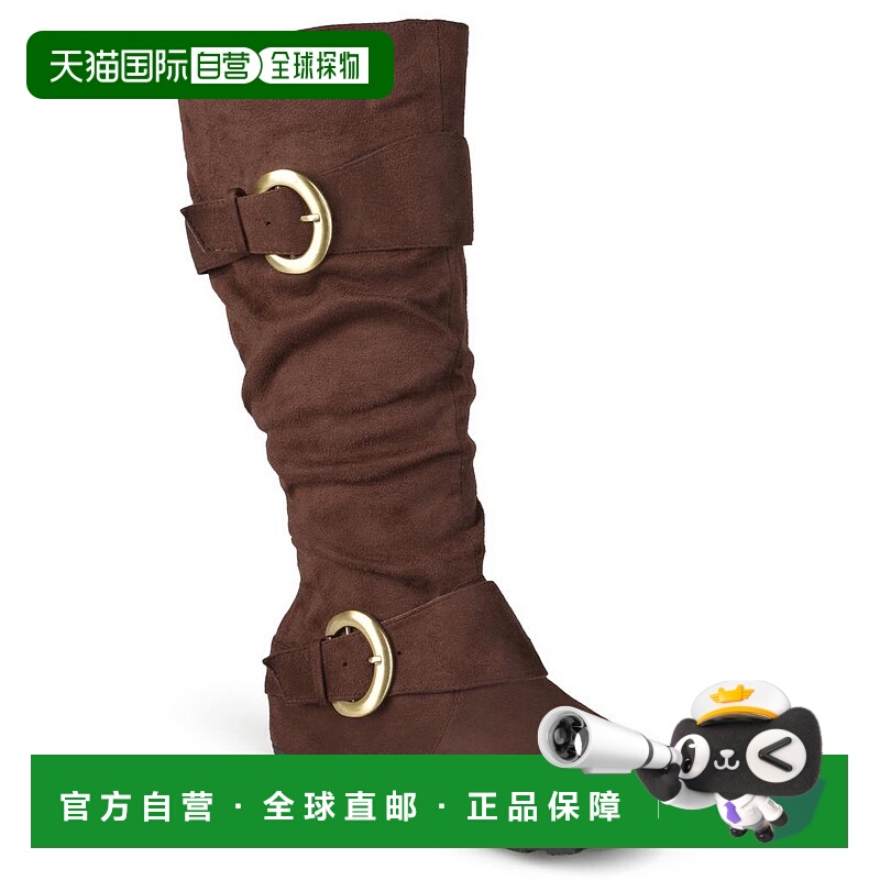 【美国直邮】Journee Collection 女士宽小腿 Jester 01 时装靴