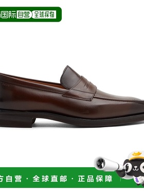 自营 Bally Score 6231394 Men's Mid Brown Calf Leather Loafer