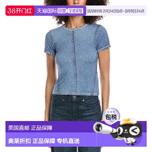 自营rag & bone Miramar Jersey Baby T-Shirt - blue 美国奥莱直