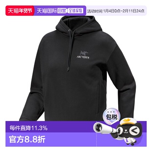 加拿大直邮始祖鸟Emblem Fleece女士多功能舒适抓绒连帽衫