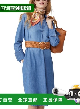 自营J.McLaughlin Cagney连衣裙-牛仔 美国奥莱直发