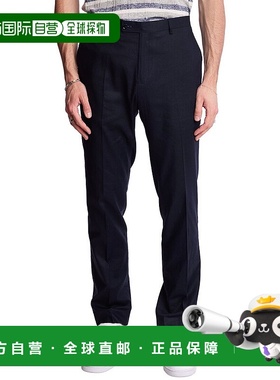 自营 paisley & gray佩斯利和灰色羽绒亚麻混纺长裤-蓝色 美国奥