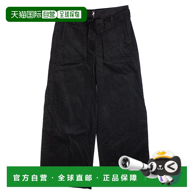 自营 opening ceremony黑色直筒工装裤 - 黑色 美国奥莱直发