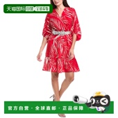 红色 自营Joseph Ribkoff系带迷你连衣裙 美国奥莱直发