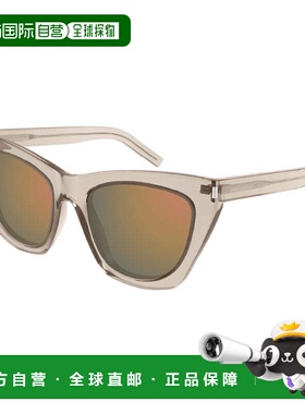 自营saint laurentSL214 KATE 035 Ivory/Black - transparent nu