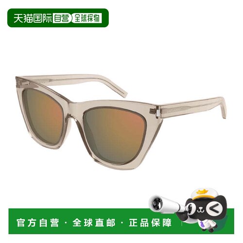 自营saint laurentSL214 KATE 035 Ivory/Black - transparent nu
