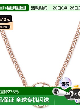 【美国直邮】givenchy 通用 项链纪梵希水晶金色吊坠