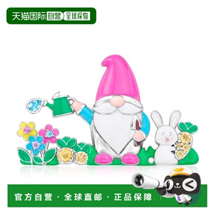 自营Ross-Simons Multi-Gemstone Garden Gnome Pin With Multico
