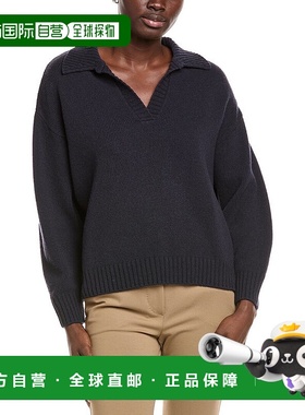 自营weekend max mara周末Max Mara Agre羊毛毛衣-蓝色 美国奥莱