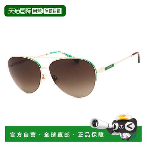 自营kate spadeJANECE/G/S 0PEF HA金绿色/棕色渐变-金绿色 美国