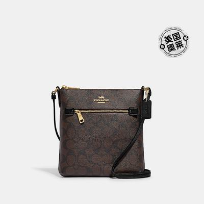 Coach/蔻驰 Mini Rowan 提花单肩斜挎包 CF340 【美国奥莱】直发