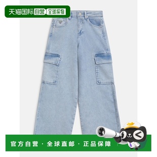 Cargo Jeans 自营guessAngelique light Leg wash Wide