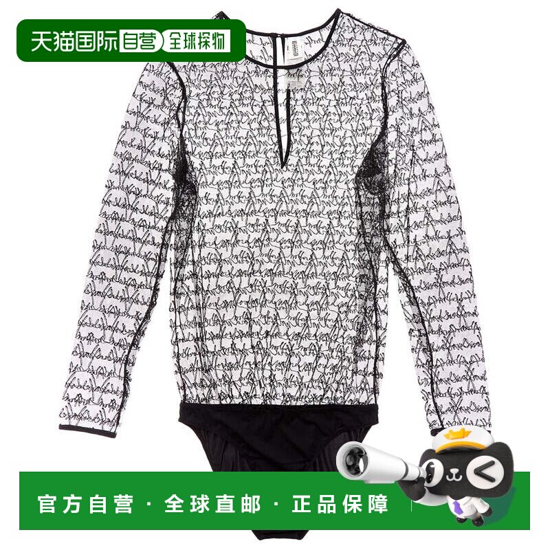 自营Wolford蕾丝女式紧身衣-黑色 连体衣性感美国直发奥莱
