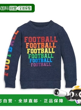 自营Chaser Sweatshirt Kid Blue Football Graphic Print Long S