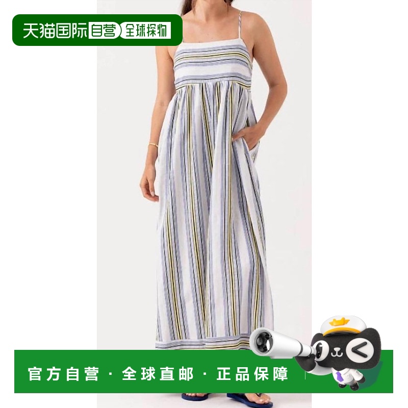 自营 sundays游艇条纹汤米连衣裙-游艇条纹 美国奥莱直发长裙