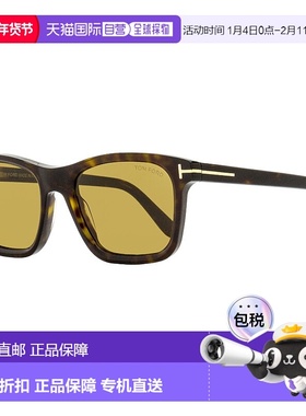 自营 Tom Ford男式Barron太阳镜TF1179 52E深哈瓦那54mm-52E 美国